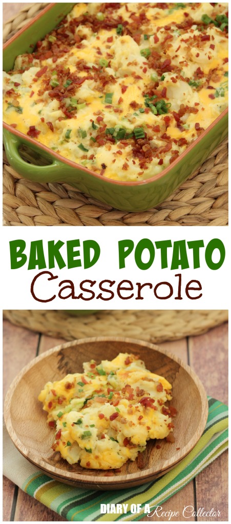 Baked Potato Casserole | Diary of a Recipe Collector