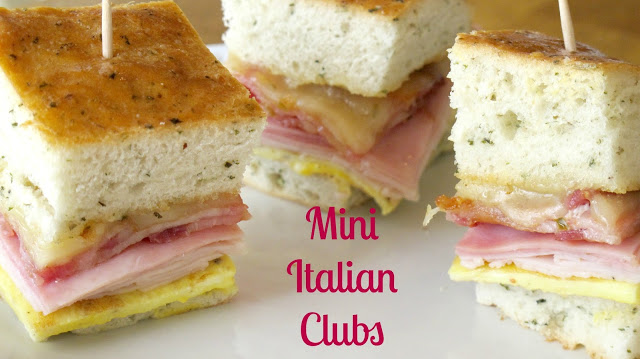 Mini Italian Clubs by Diary of a Recipe Collector