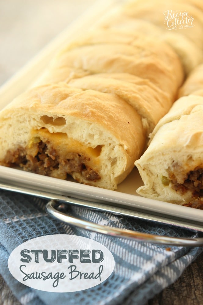 Stuffed Sausage Bread Diary Of A Recipe Collector