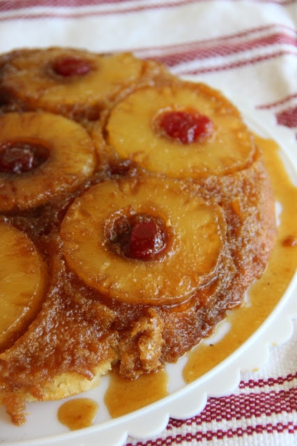 Pineapple Upside Down Skillet Cake