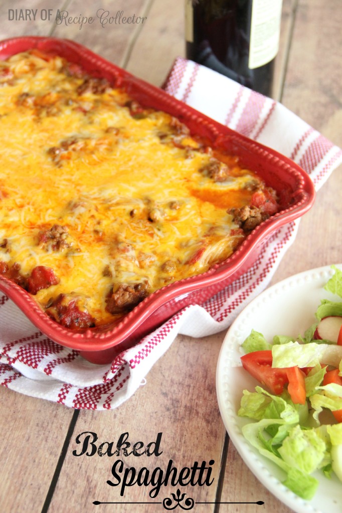 Baked Spaghetti - It is spaghetti that goes one extra step, and it is so worth it!