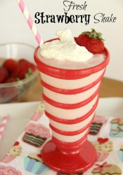 Fresh Strawberry Shake