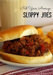 Not Your Average Sloppy Joes