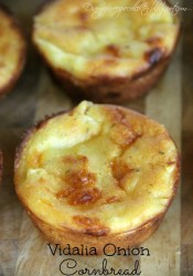 Vidalia Onion Cornbread Muffins