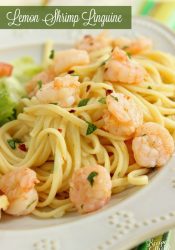 Lemon Shrimp Linguine