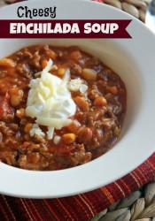 Cheesy Enchilada Soup