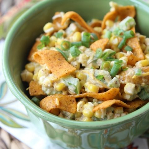 Frito Corn Salad made with Chili Cheese Fritos