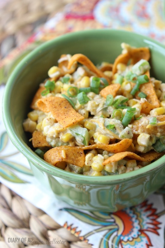 Frito Corn Salad made with Chili Cheese Fritos