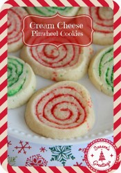 Cream Cheese Christmas Pinwheel Cookies