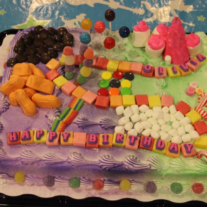 Semi-Homemade Candyland Cake