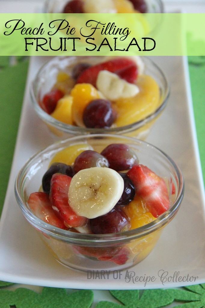 Peach Pie Filling Fruit Salad