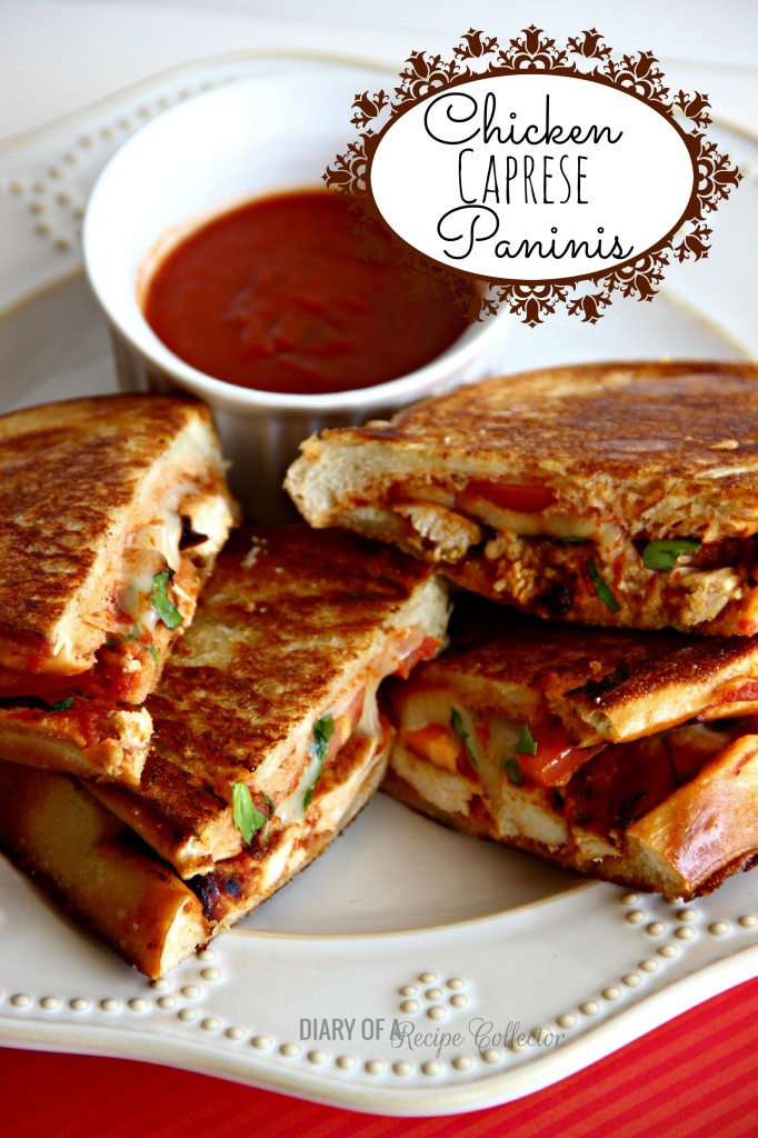 Chicken Caprese Paninis