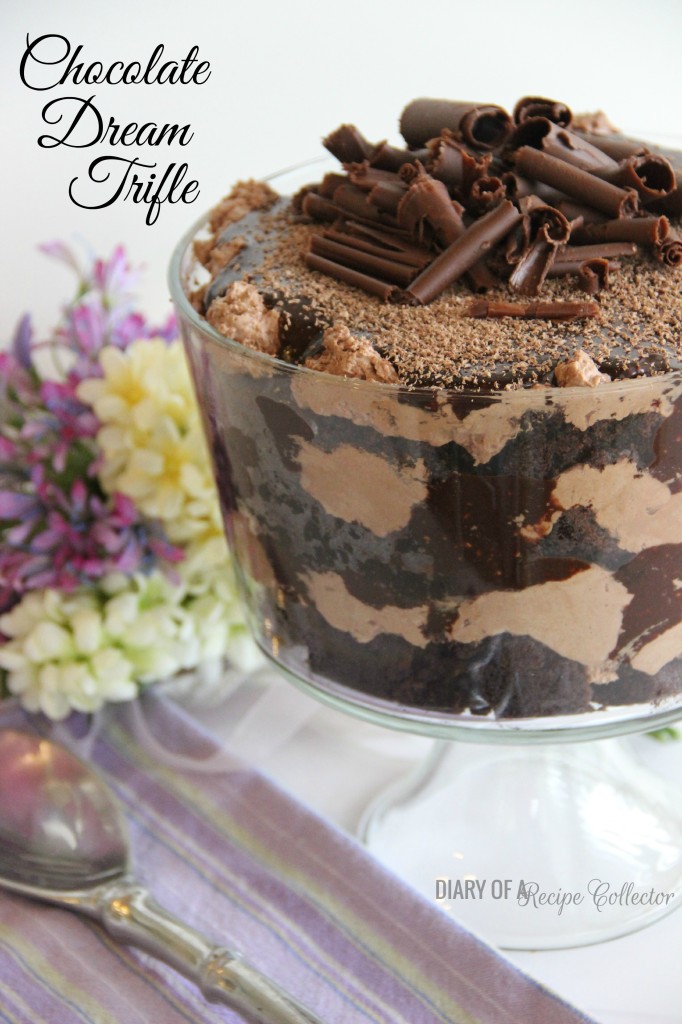 Chocolate Dream Trifle-Diary of a Recipe Collector