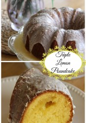 Triple Lemon Poundcake