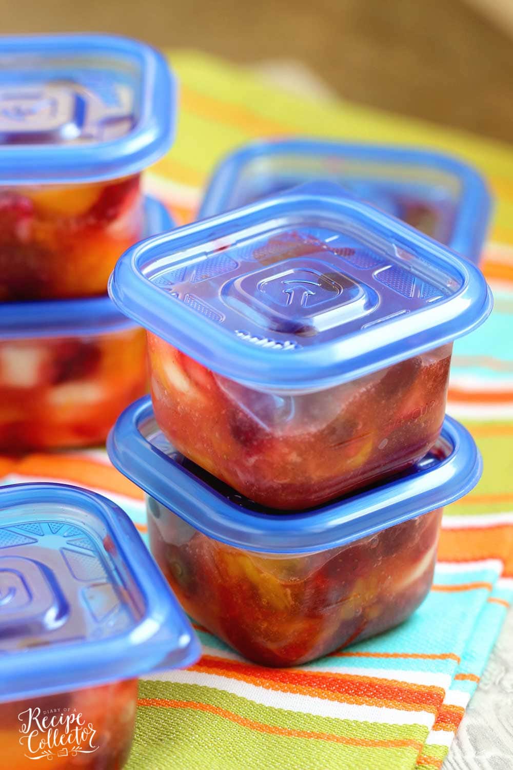 Peach Pie Filling Fruit Salad Diary of A Recipe Collector