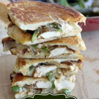 Chicken Fajita Panini with Fiesta Ranch Sauce