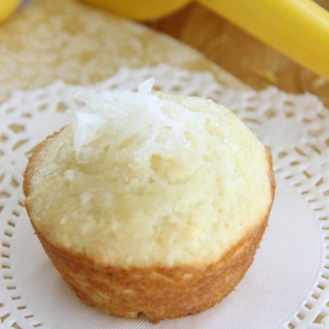 Lemon Burst Muffins - These little breakfast muffins are packed full of lemon flavor! They are a lemon lover's dream breakfast recipe!