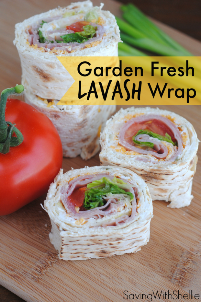 Garden Fresh Lavash Wrap by Saving with Shellie