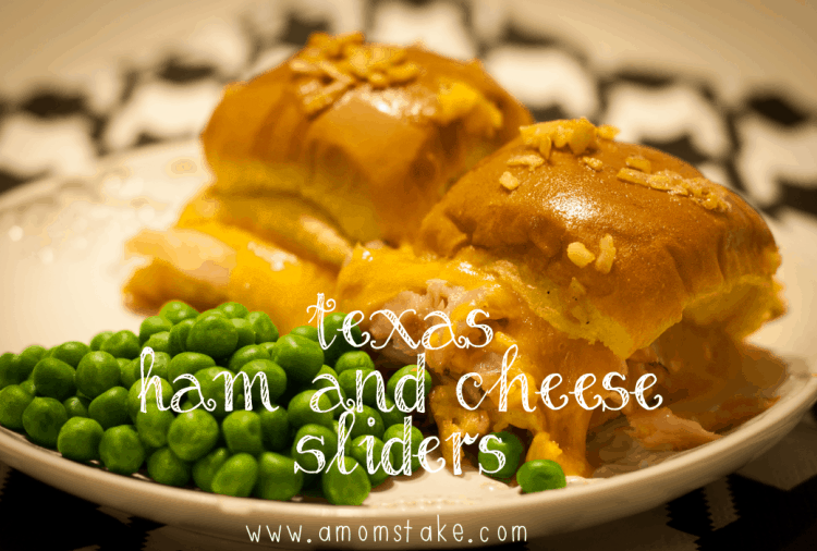 Texas Ham and Cheese Sliders by A Mom's Take