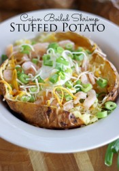 Cajun Boiled Shrimp Stuffed Potatoes