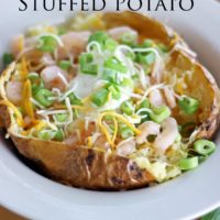 Cajun Boiled Shrimp Stuffed Potatoes
