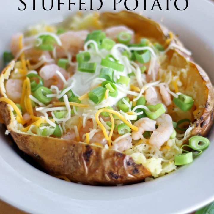 Cajun Boiled Shrimp Stuffed Potato