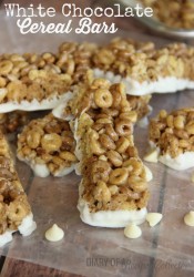 White Chocolate Cereal Snack Bars