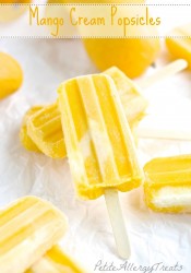 Mango Cream Popsicles