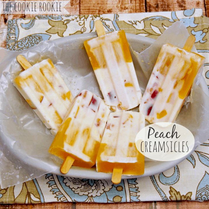 Peach Creamsicles - The Cookie Rookie