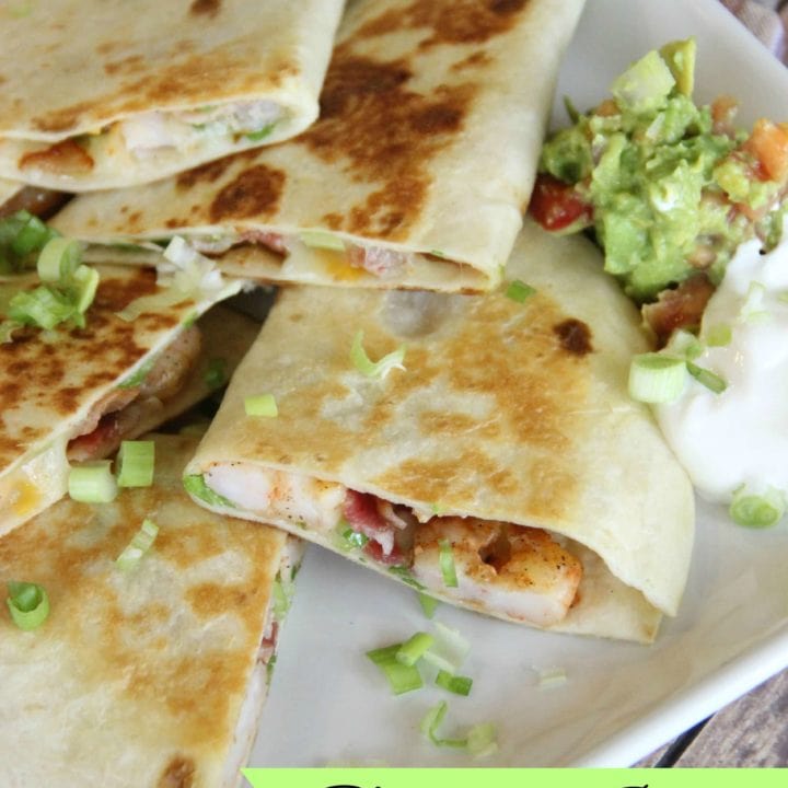 Shrimp and Bacon Quesadillas