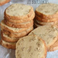Cinnamon Pecan Icebox Cookies {Leftovers Club}