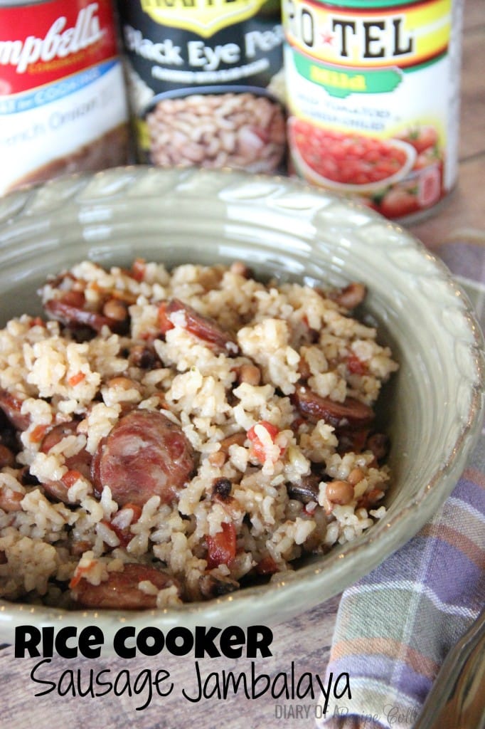 Rice Cooker Sausage Jambalaya