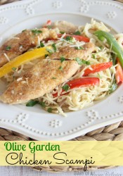 Copycat Olive Garden Chicken Scampi