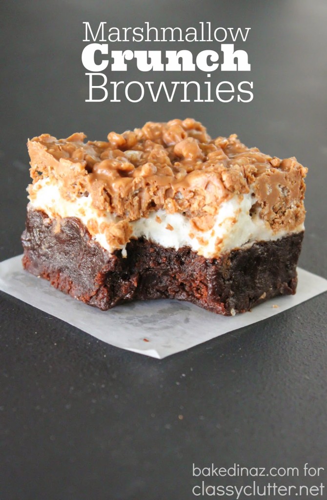 Marshmallow Crunch Brownies