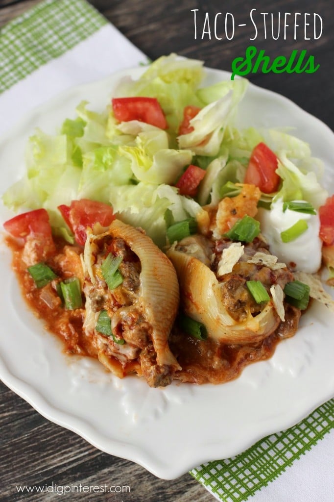 Taco-Stuffed Pasta Shells1