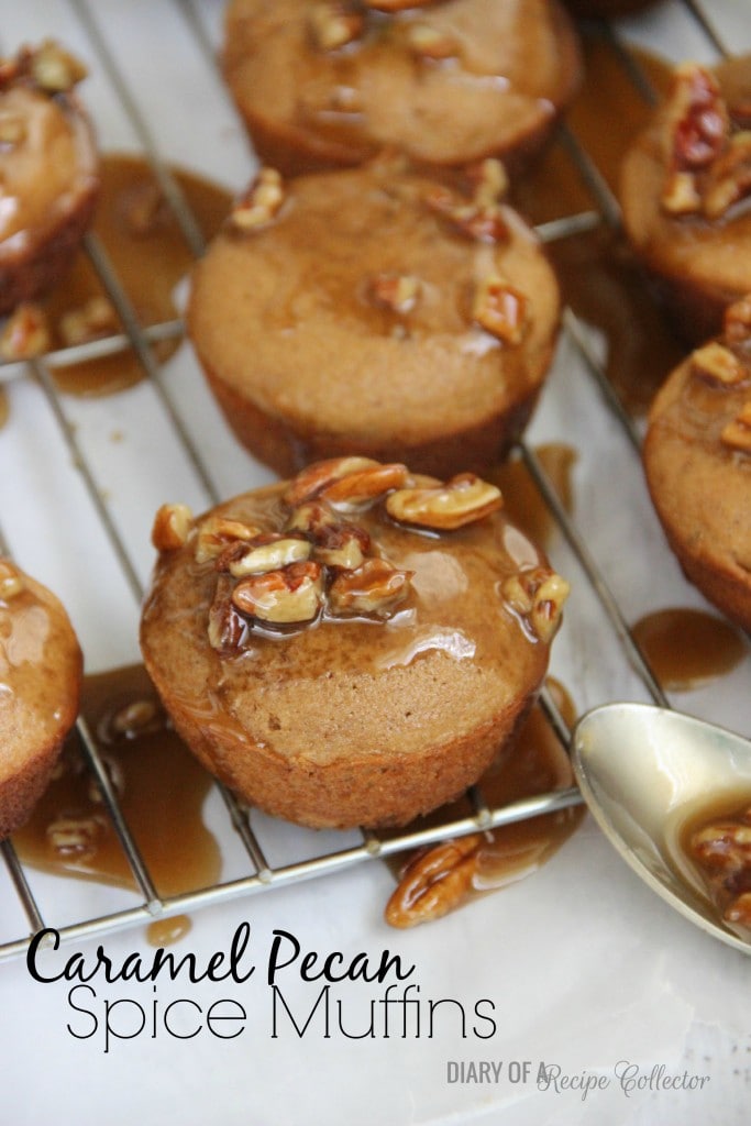 Caramel Pecan Spice Muffins