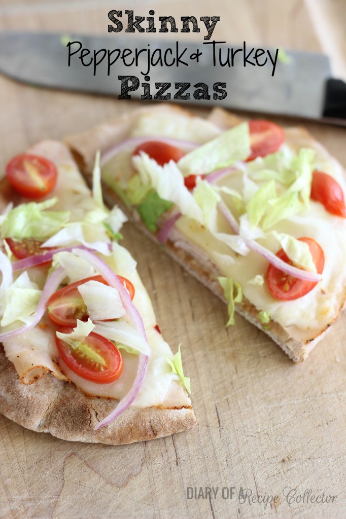 Skinny Pepperjack and  Turkey Pizzas