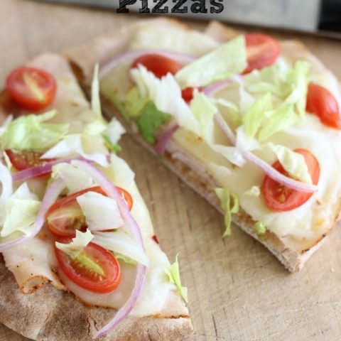 Skinny Turkey Pepperjack Pizzas