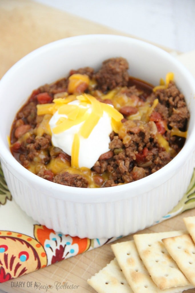 Slow Cooker Chili | Diary of a Recipe Collector