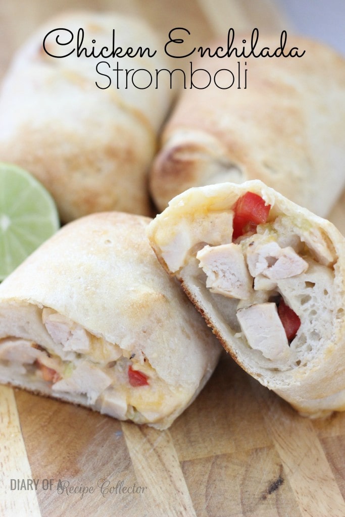 Chicken Enchilada Stromboli