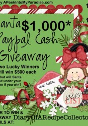 Santa Paypal Cash Giveaway