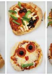 Creepy Mini Pizzas with Fleischmann’s Yeast