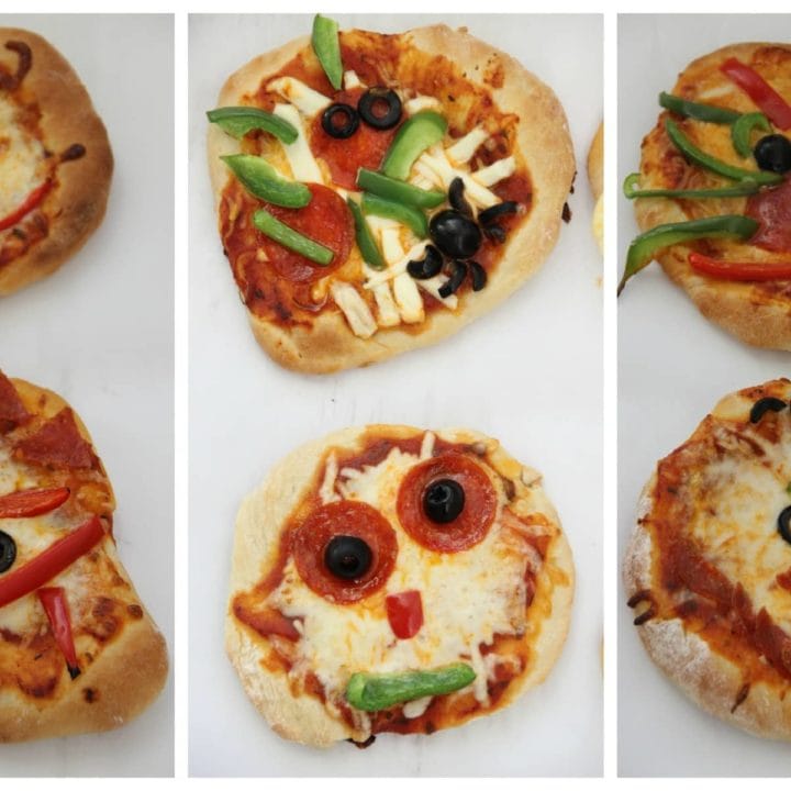 Creepy Mini Pizzas with Fleischmann's Yeast