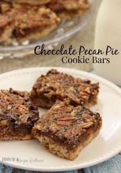 Chocolate Pecan Pie Cookie Bars