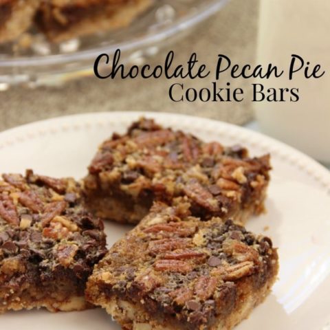 Chocolate Pecan Pie Cookie Bars | Diary of a Recipe Collector