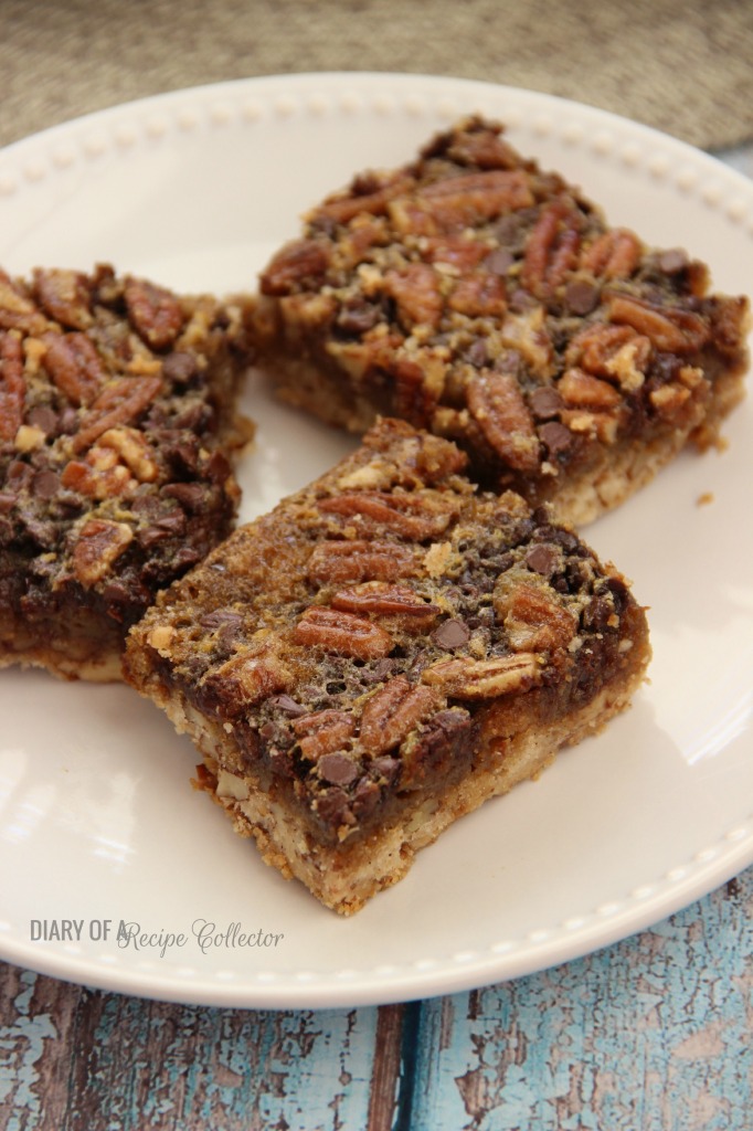 Chocolate Pecan Pie Cookie Bars | Diary of a Recipe Collector