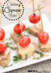 Chicken Caprese Bites