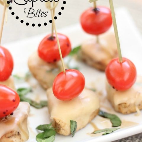 Chicken Caprese Bites