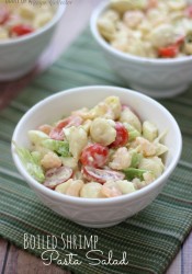 Boiled Shrimp Pasta Salad