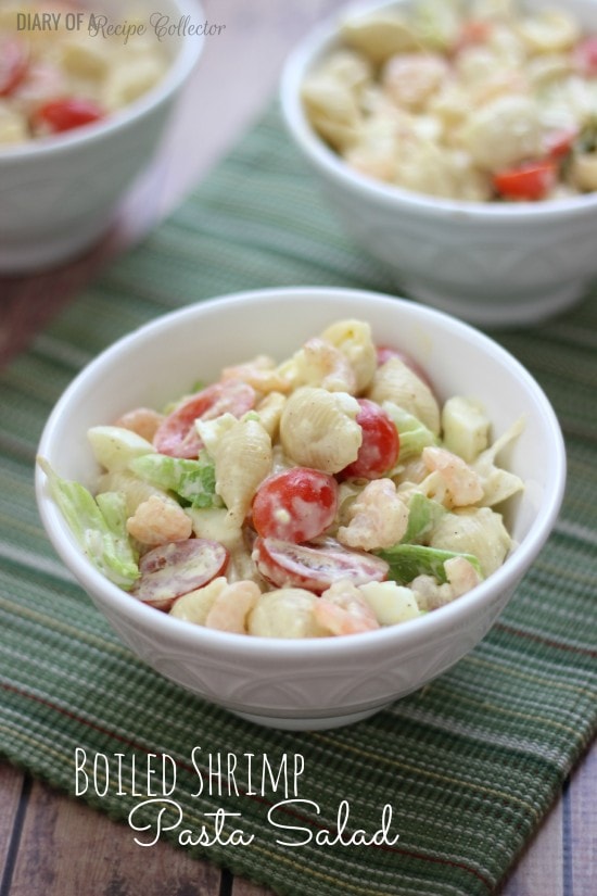 Boiled Shrimp Pasta Salad